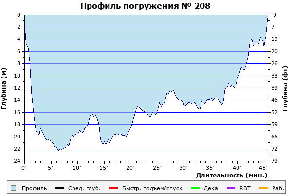 Профиль погружения № 208